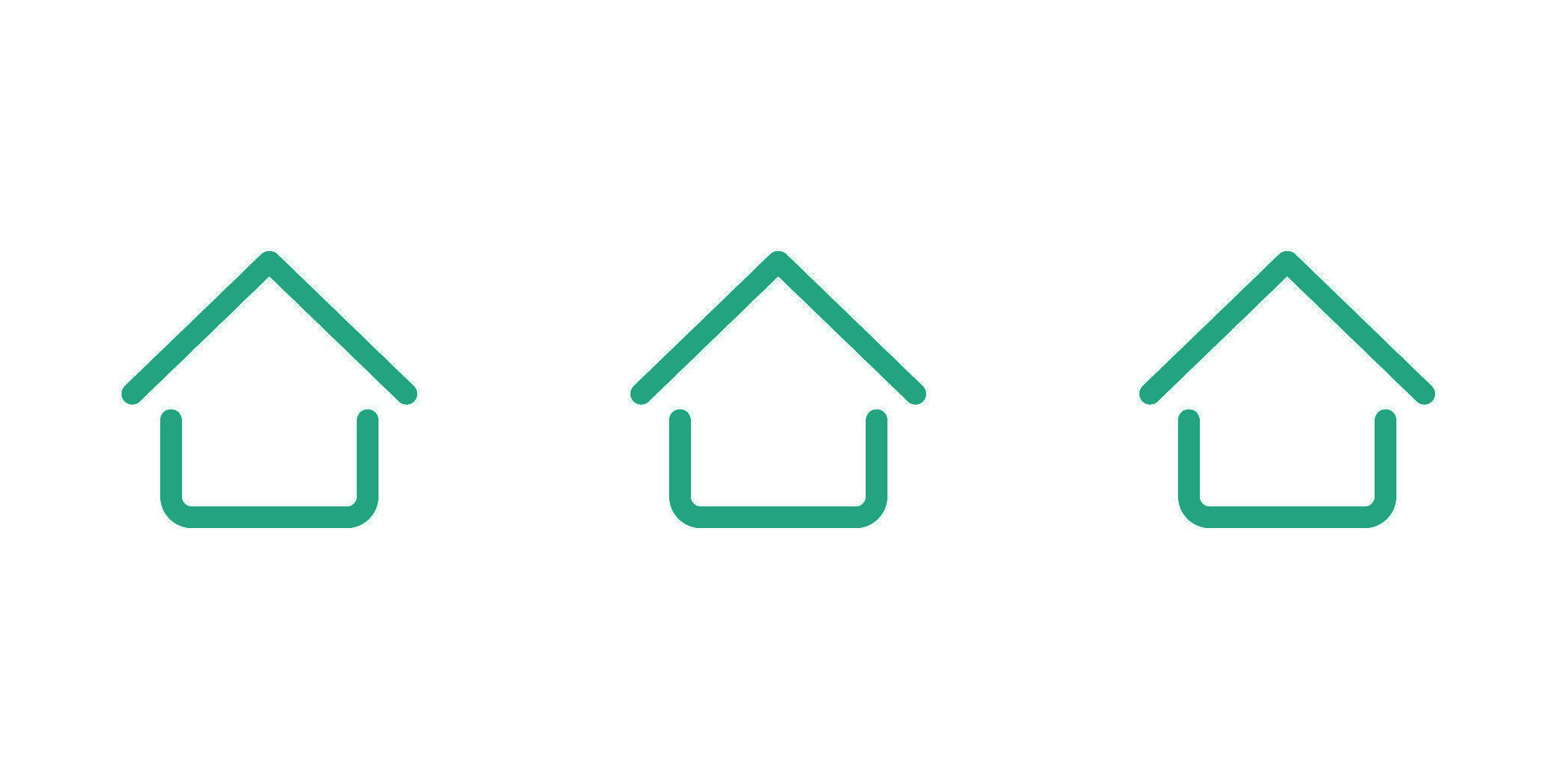 Icon representing a co-living community